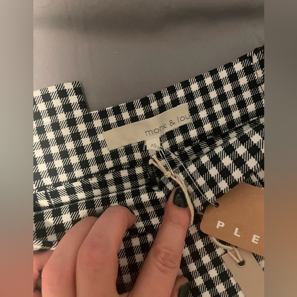 Monk & Lou checkered Pull on Pants - Picture 4 of 6